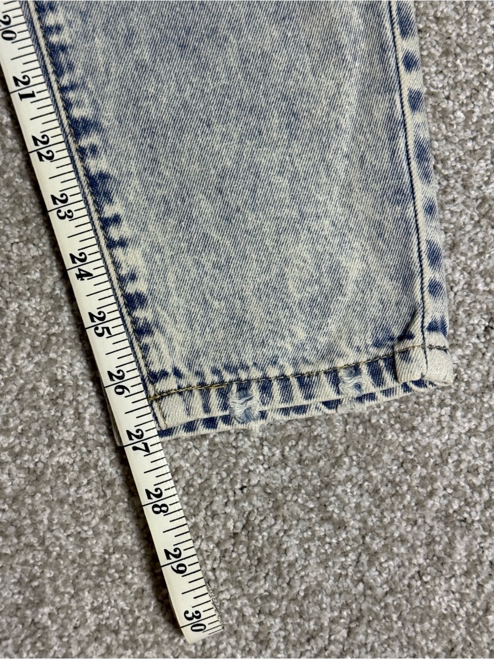 Princess Polly High-Waisted Acid Wash Mom Jeans - Picture 4 of 7